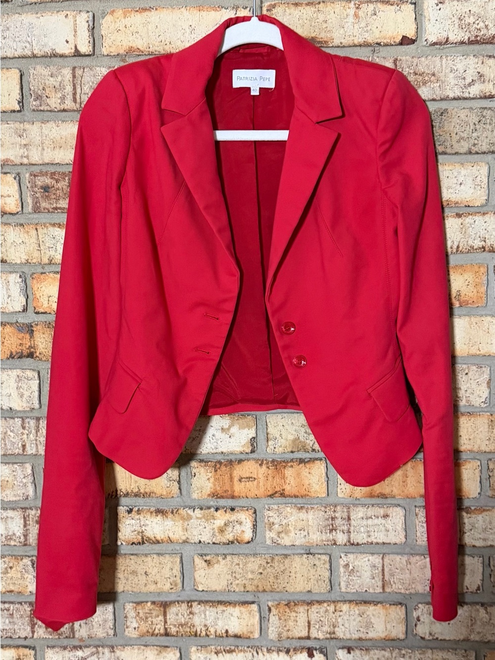 Patrizia Pepe red blazer jacket 40 / M